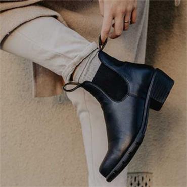 BLUNDSTONE WOMENS CHELSEA ANKLE BOOT - BLACK